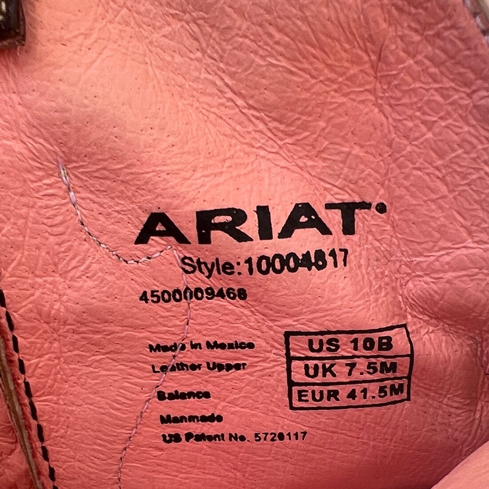 Brown Western  Ariat Cowgirl  Boots - Picture 10 of 14